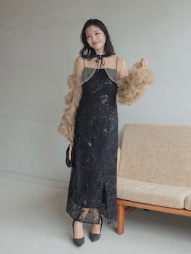 「お呼ばれ」｜Lejaさん（レディース・162cm）の春コーディネート