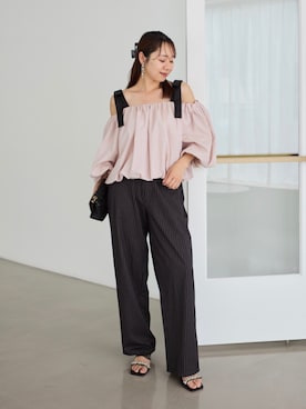 「アイテム（メイクアップ）」を使った、Lejaさん（レディース・158cm）の夏コーディネート