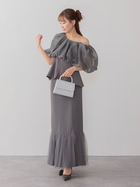 「結婚式スタイル」｜Lejaさん（レディース・165cm）の冬コーディネート