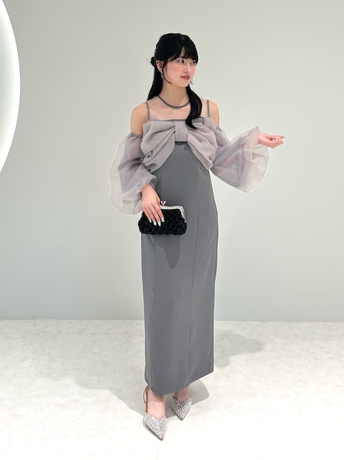 Leja（レジャ） ドレス 「LEJA」フロントリボンチュールIライン