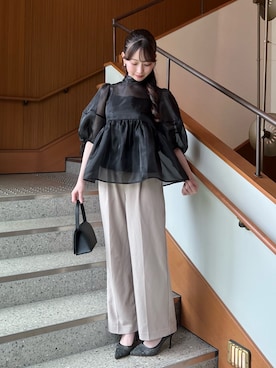 「Leja（レジャ）のアイテム」を使った、Lejaさん（レディース・155cm）の夏コーディネート