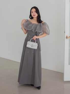 「パーティー」｜Lejaさん（レディース・158cm）の冬コーディネート