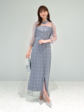 「結婚式」｜Lejaさん（レディース・156cm）の夏コーディネート
