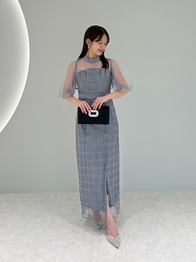 「アイテム（ドレス）」を使った、Lejaさん（レディース・154cm）の夏コーディネート