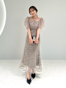 「アイテム（ドレス）」を使った、Lejaさん（レディース・159cm）の夏コーディネート