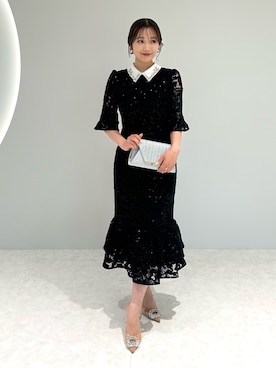 「アイテム（ドレス）」を使った、Lejaさん（レディース・159cm）の夏コーディネート