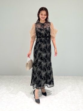 「アイテム（ドレス）」を使った、Lejaさん（レディース・163cm）の夏コーディネート