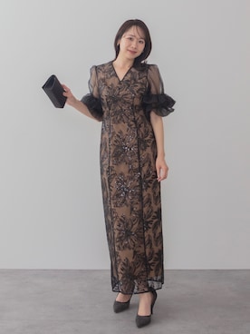 「結婚式コーデ」｜Lejaさん（レディース・158cm）の春コーディネート