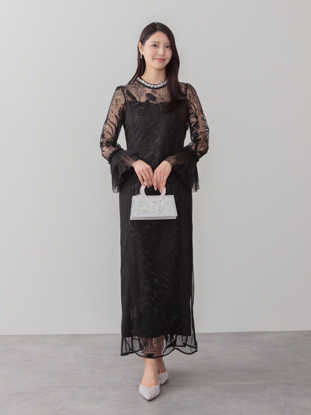 Leja（レジャ）の「【LEJA】フラワーレースジュエルカラーIライン