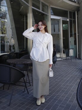 「Leja（レジャ）のアイテム（トップス）」を使った、Lejaさん（レディース・168cm）の春コーディネート