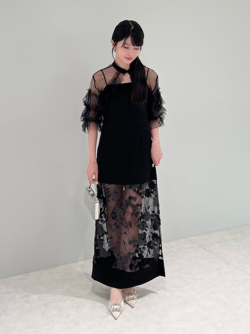 Leja（レジャ） ドレス 「LEJA」フリルボレロフラワーレースIライン