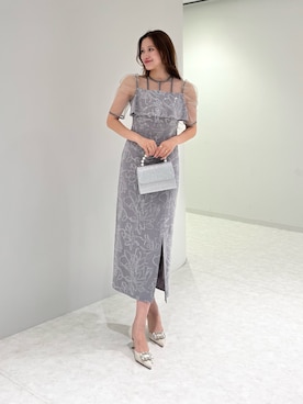 「アイテム（ドレス）」を使った、Lejaさん（レディース・168cm）の夏コーディネート