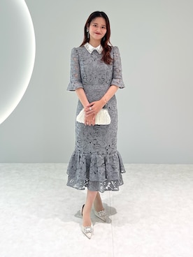 「アイテム（ドレス）」を使った、Lejaさん（レディース・163cm）の夏コーディネート