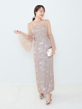 「結婚式スタイル」｜Lejaさん（レディース・158cm）の秋コーディネート