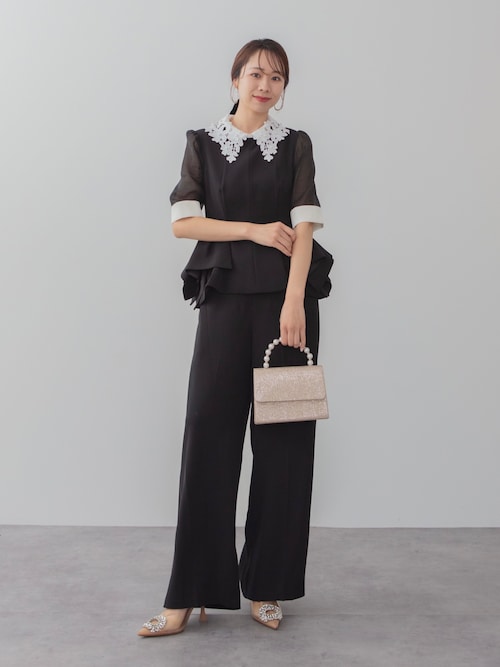 Leja ぺプラム パンツ ドレス　新品未使用 Leja（レジャ） パンツドレス : ZOZOTOWN Yahoo!店 - 通販 - Yahoo