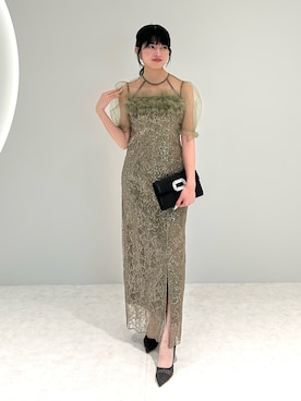 「アイテム（ドレス）」を使った、Lejaさん（レディース・158cm）の夏コーディネート