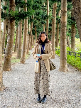 「西裝外套」｜Ming tingさん（レディース・163cm）の春コーディネート