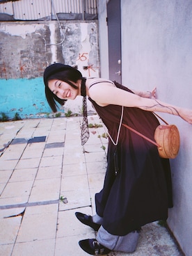 「summer style」｜「アイテム（ワンピース/ドレス）」を使った、Ming tingさん（レディース・163cm）の夏コーディネート