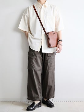 「ESPONT（エスポント）のアイテム」を使った、なごさん（メンズ・170cm）の春コーディネート