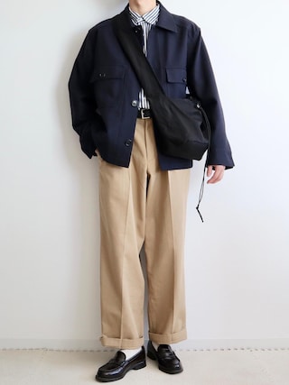 MHL.（エムエイチエル）の「WOOL COTTON DRILL（ブルゾン）」 - WEAR