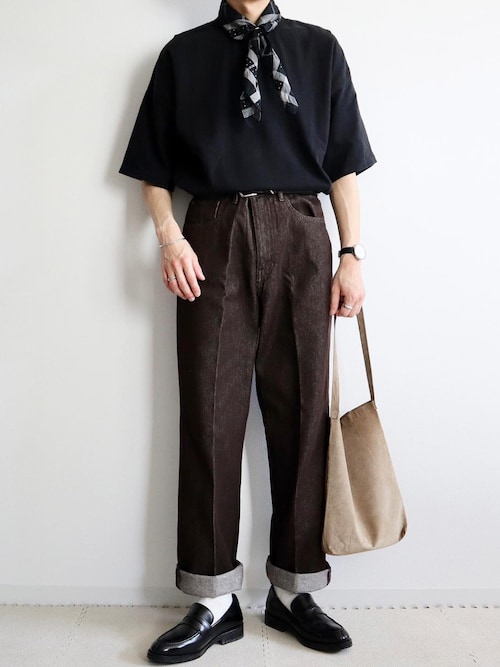 AURALEE オーラリー SOFT CORD BIG TEE Ｔシャツ ブラック 3 COMOLI コモリ Graphpaper グラフペーパー YAECA ヤエカ DIGAWEL ディガウェル AURALEE ⁄ オーラリー | SOFT CORD BIG TEE (メンズ) - White | 通販