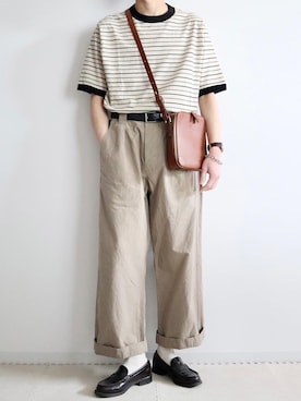 なごさん（メンズ・170cm）の春コーディネート