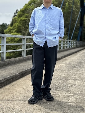 「PUBLIC TOKYO（パブリックトウキョウ）のアイテム（シャツ/ブラウス）」を使った、MOUさん（メンズ・166cm）の春コーディネート