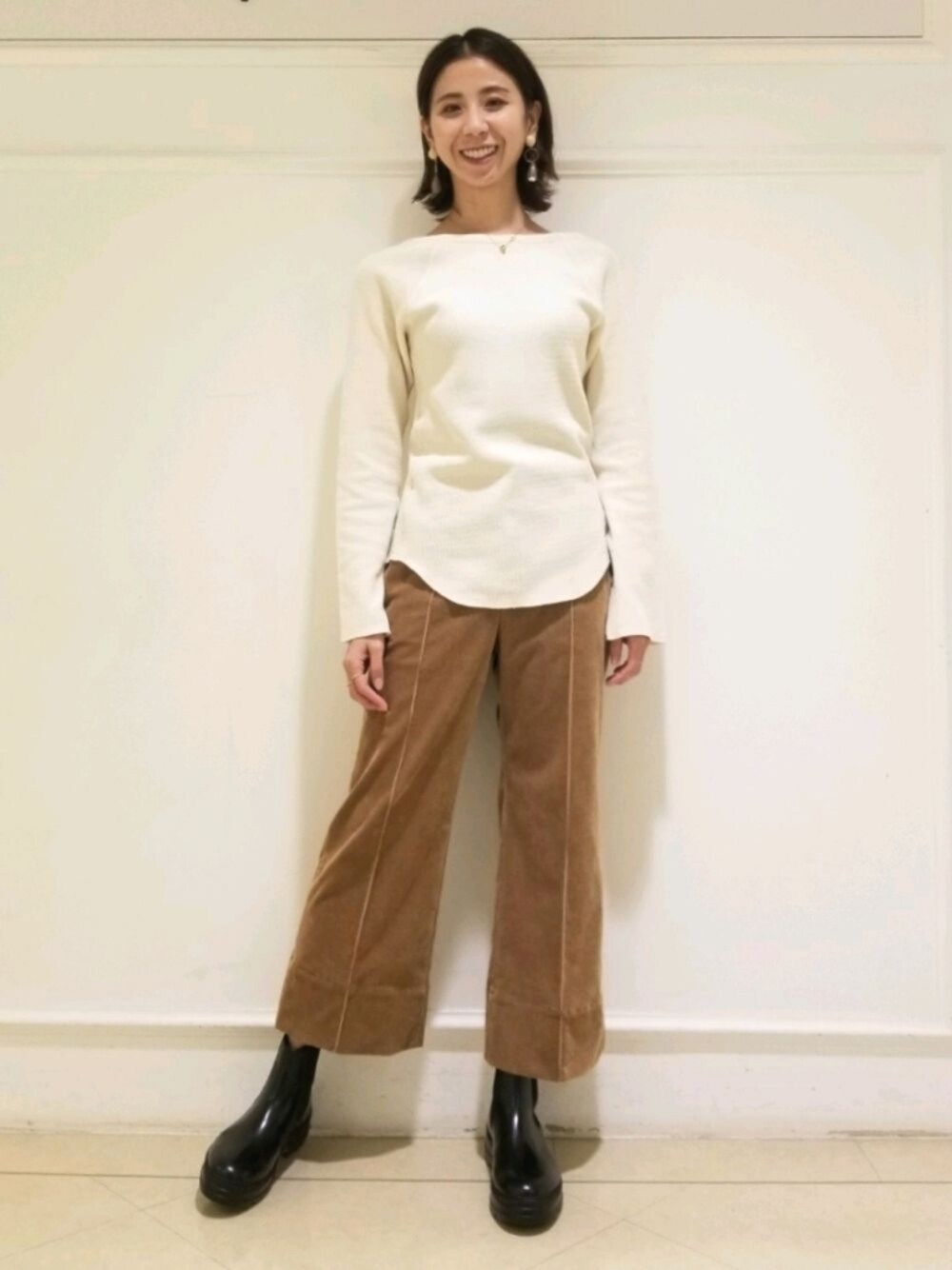 qualite（カリテ）の「ピササーマルボートネックカットソー（T