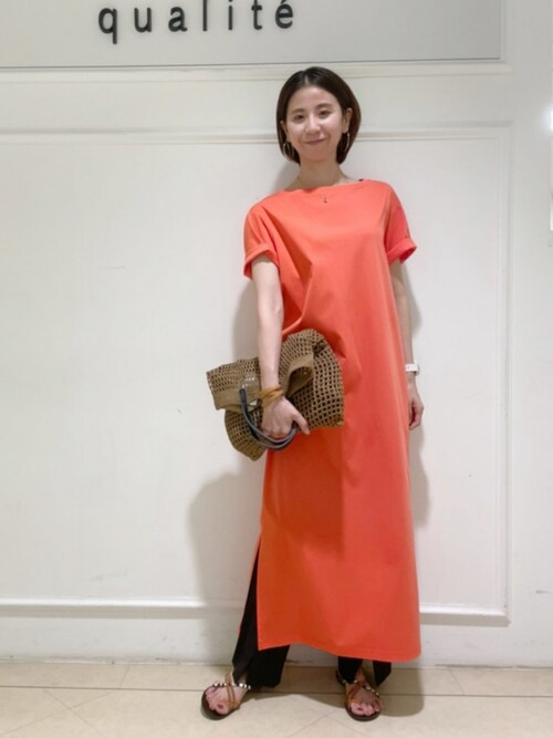 Miyo Qualite京都高島屋 Qualiteのワンピースを使ったコーディネート Wear