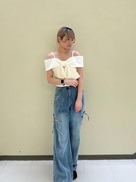 「ems excite（エムズエキサイト）のアイテム」を使った、emsexcite　/　エムズエキサイトさん（レディース・153cm）の春コーディネート
