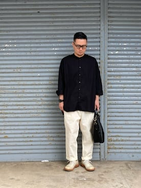 「quilp（クイルプ）のアイテム」を使った、to48さん（メンズ・173cm）の夏コーディネート