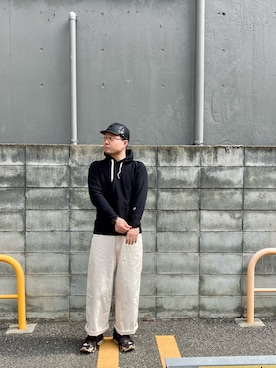 「Reebok（リーボック）のアイテム（スリッポン）」を使った、to48さん（メンズ・173cm）の春コーディネート