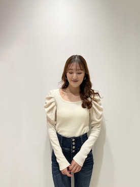 「LIPSERVICE（リップサービス）のアイテム（トップス）」を使った、suzuさん（レディース・163cm）の冬コーディネート