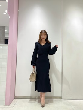 「LIPSERVICE（リップサービス）のアイテム」を使った、suzuさん（レディース・163cm）の秋コーディネート