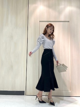 「LIPSERVICE（リップサービス）のアイテム（トップス）」を使った、suzuさん（レディース・163cm）の冬コーディネート