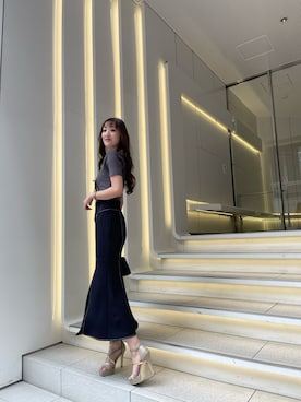 「LIPSERVICE（リップサービス）のアイテム」を使った、suzuさん（レディース・163cm）の春コーディネート