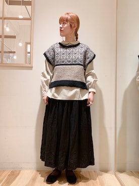 やしきさん（レディース・163cm）の冬コーディネート