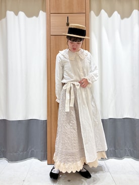 「アイテム（シャツ/ブラウス）」を使った、やしきさん（レディース・164cm）の冬コーディネート