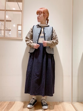 やしきさん（レディース・163cm）の冬コーディネート