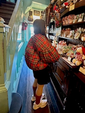 「アイテム（キャミソール）」を使った、もかちゃさん（レディース・151cm）の秋コーディネート