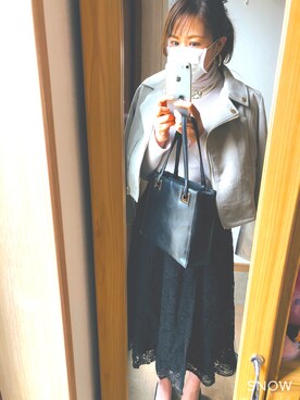 harup1114さん（レディース・160cm）の冬コーディネート