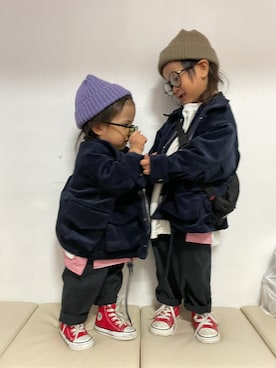 KeeeTさん（キッズ・90cm）の冬コーディネート