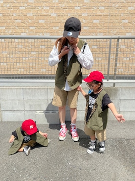 KeeeTさん（キッズ・90cm）の夏コーディネート