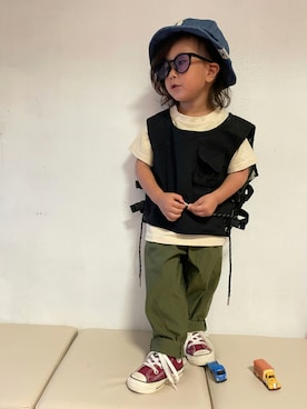 KeeeTさん（キッズ・90cm）の夏コーディネート