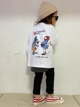KeeeTさん（キッズ・90cm）の秋コーディネート