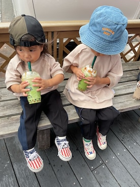 KeeeTさん（キッズ・100cm）の夏コーディネート