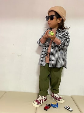 KeeeTさん（キッズ・90cm）の秋コーディネート