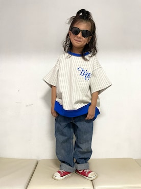 「コンバース」｜KeeeTさん（キッズ・100cm）の夏コーディネート