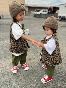 KeeeTさん（キッズ・90cm）の秋コーディネート