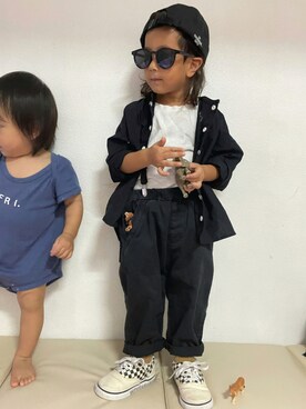 KeeeTさん（キッズ・90cm）の秋コーディネート